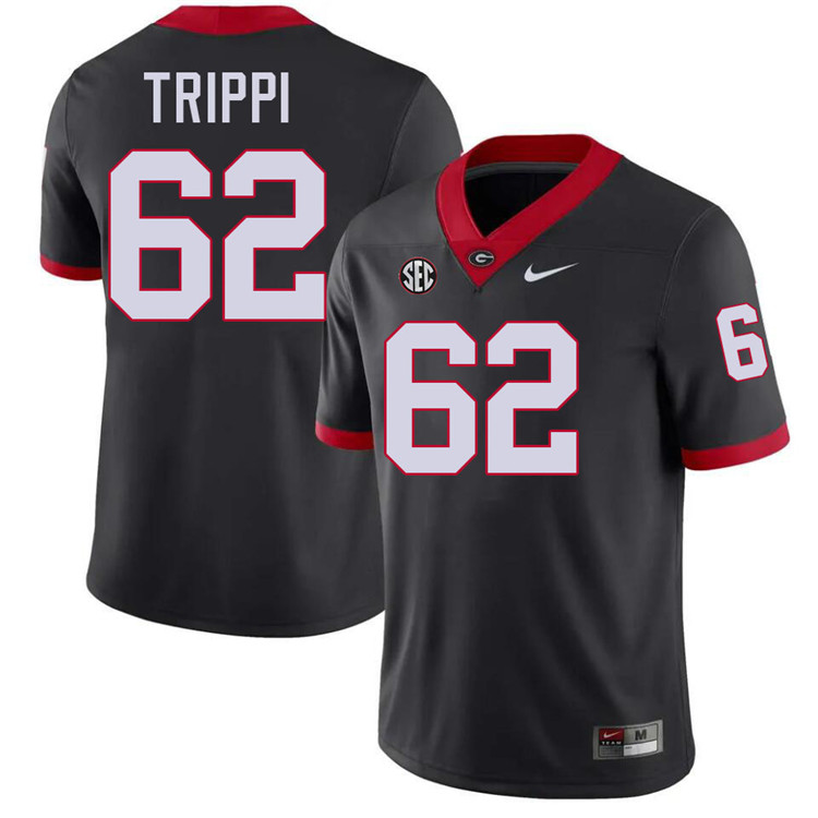 Charley Trippi Georgia Jersey,University Of Georgia Bulldogs Football Jersey,Uniforms,Gears-Black